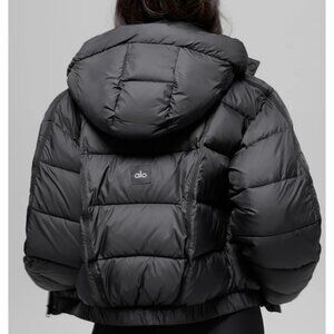 ALO Yoga Charcoal Puffer Jacket
